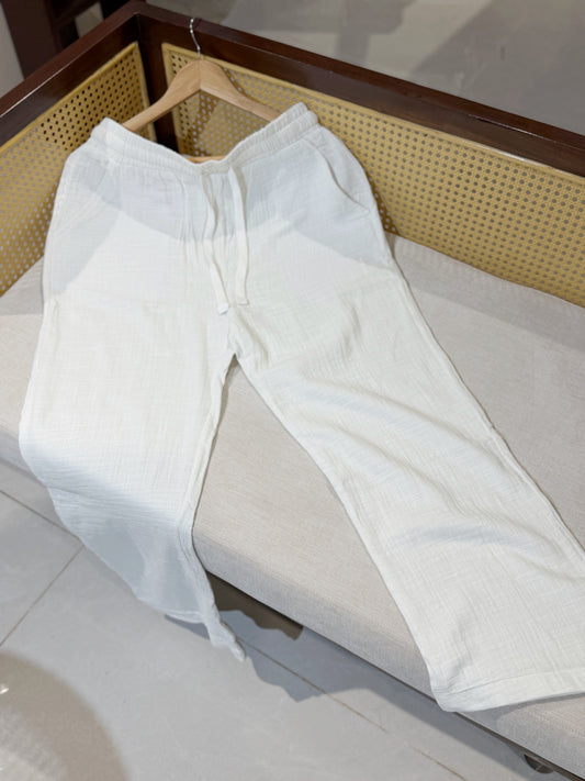Urban Relaxed Baggy Pant - White
