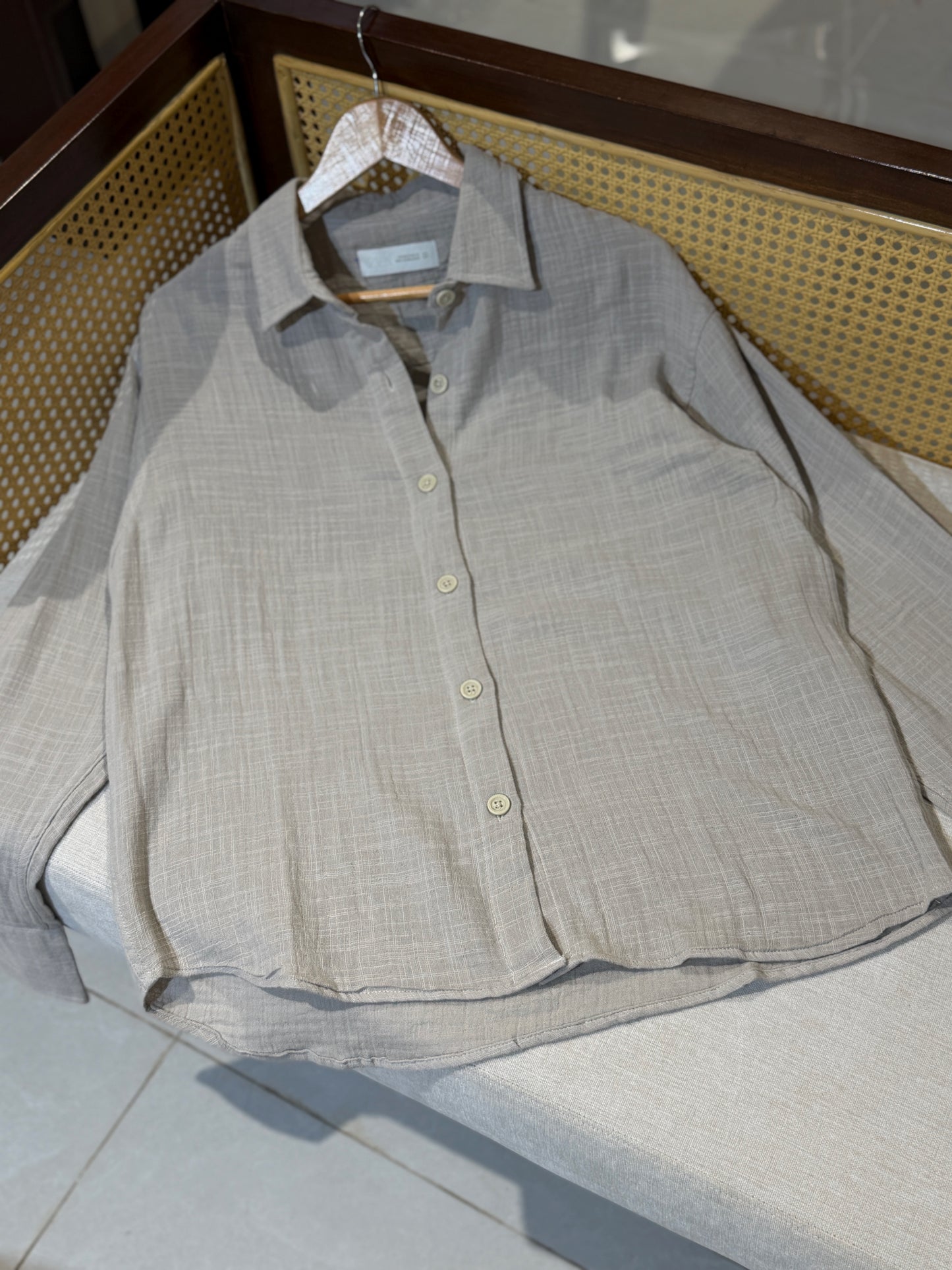 Urban Oversized Shirt - Gray