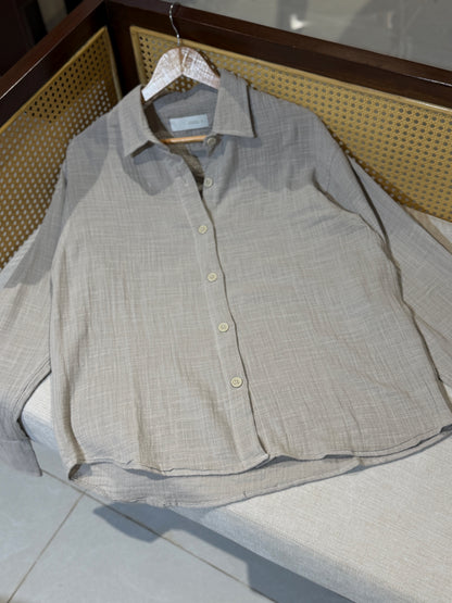 Urban Oversized Shirt - Gray