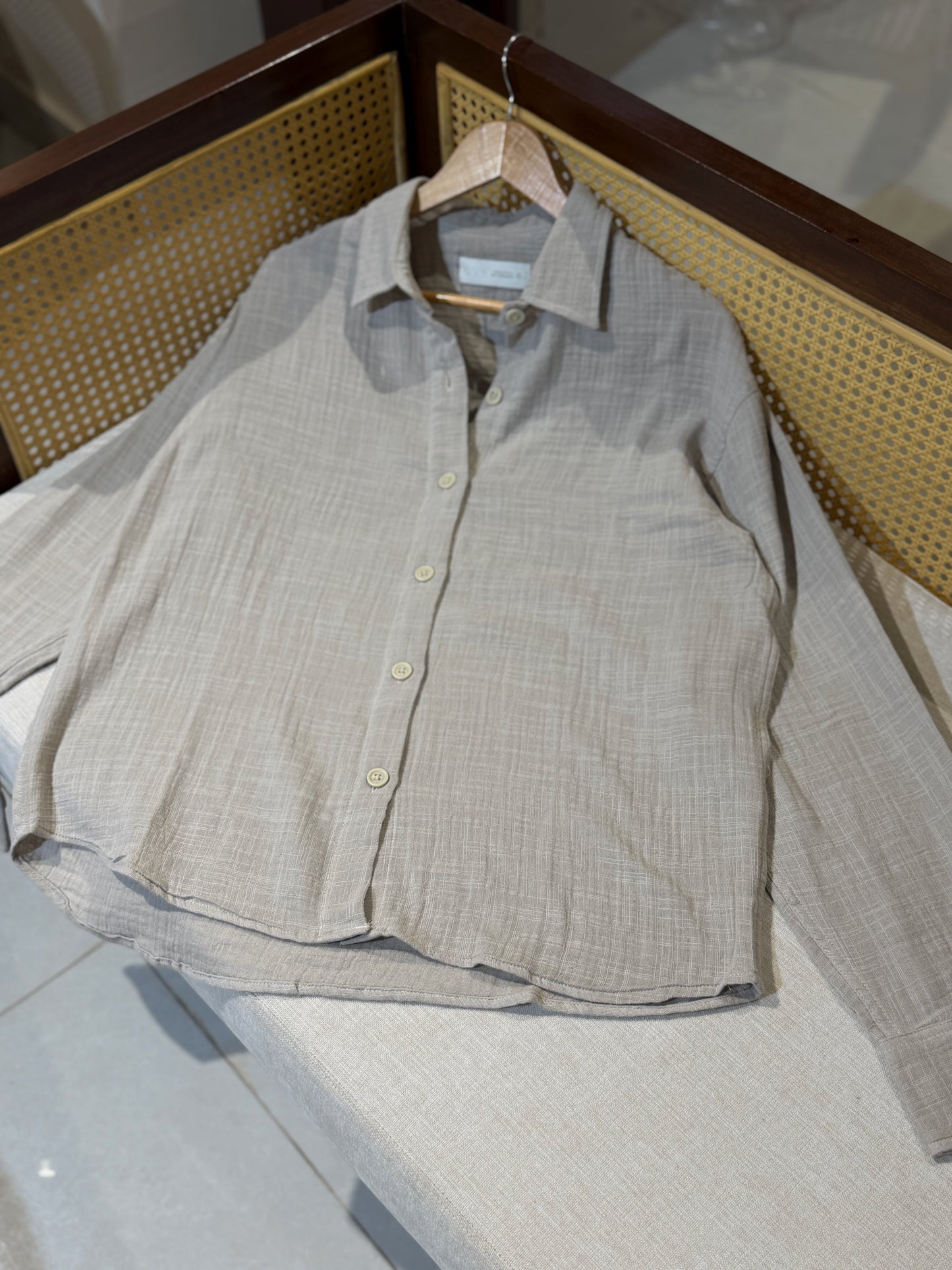 Urban Oversized Shirt - Gray