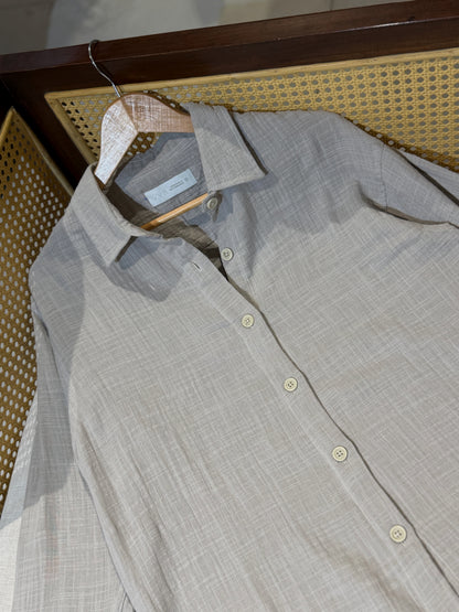 Urban Oversized Shirt - Gray