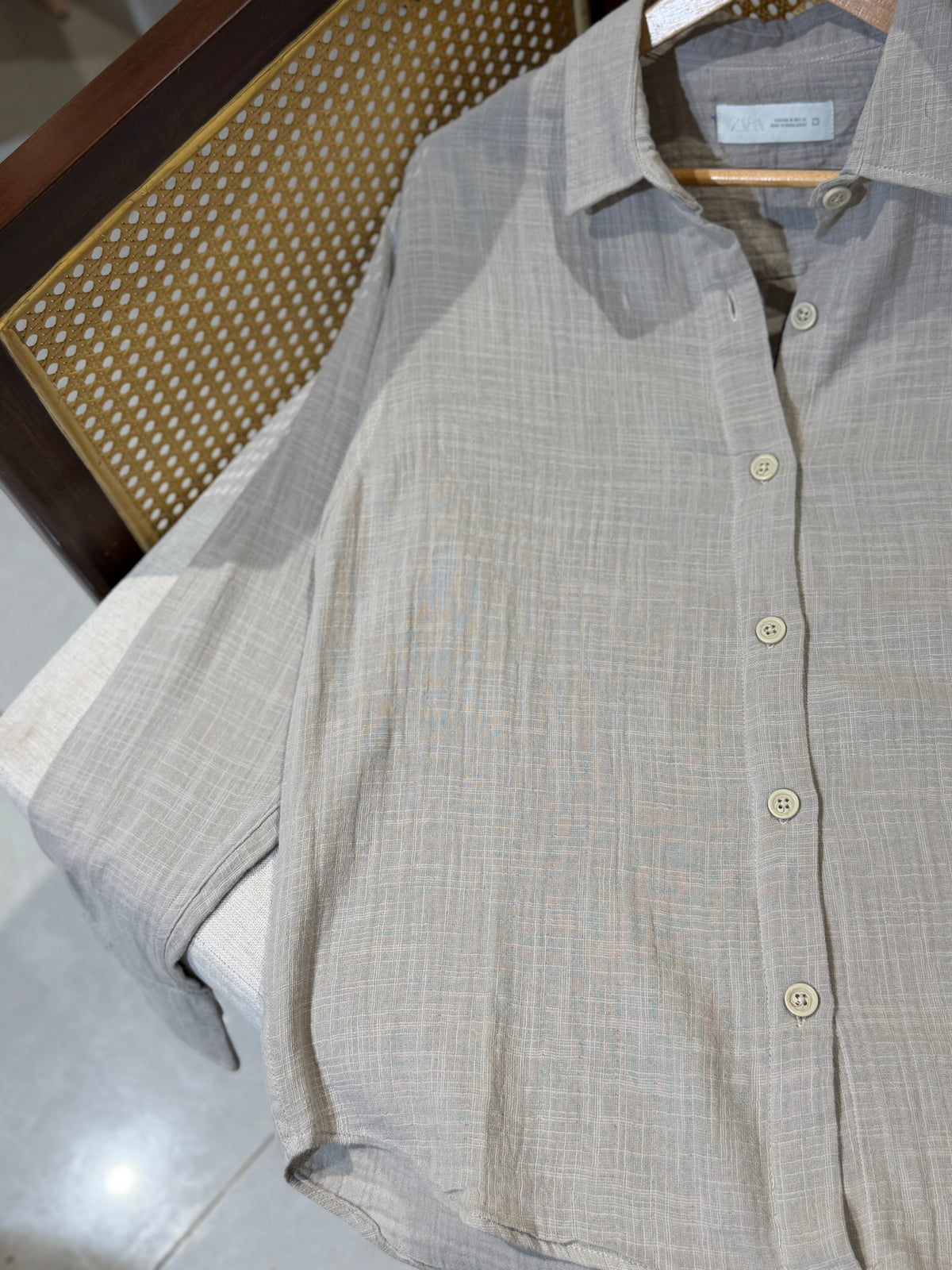 Urban Oversized Shirt - Gray