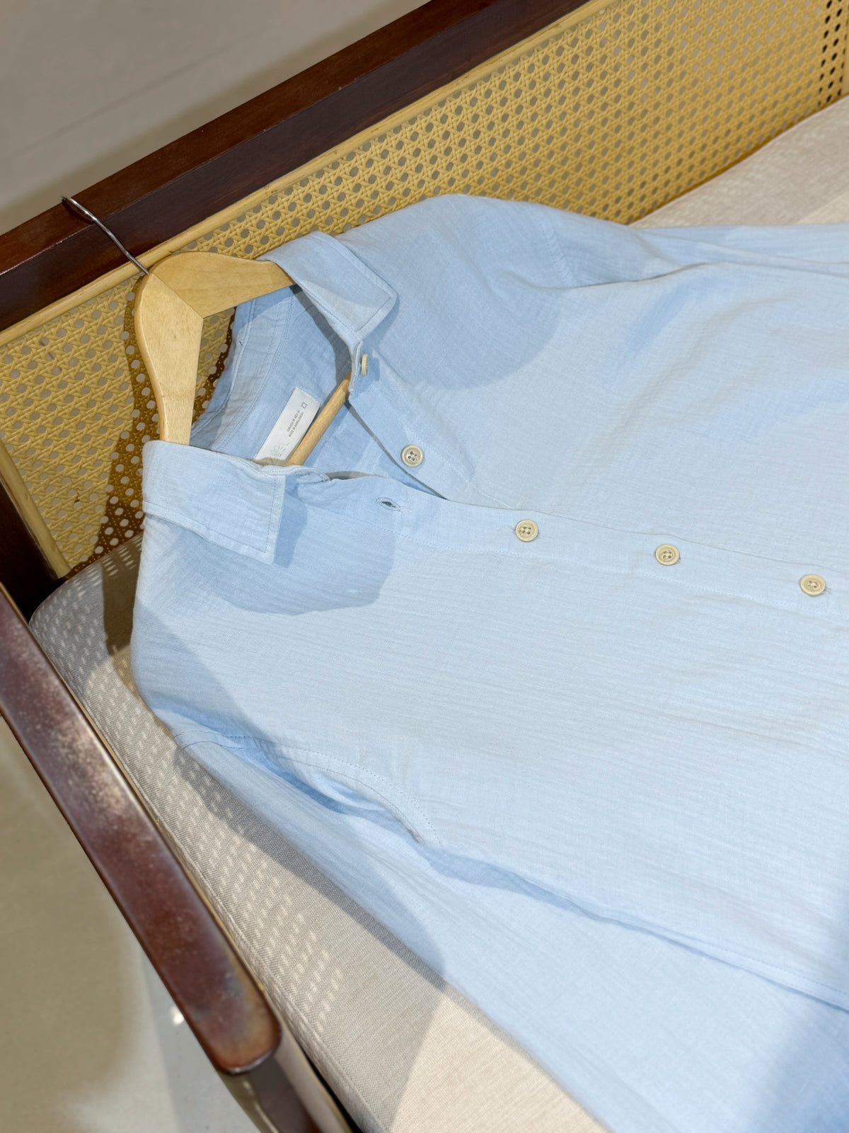 Urban Oversized Shirt - Sky Blue