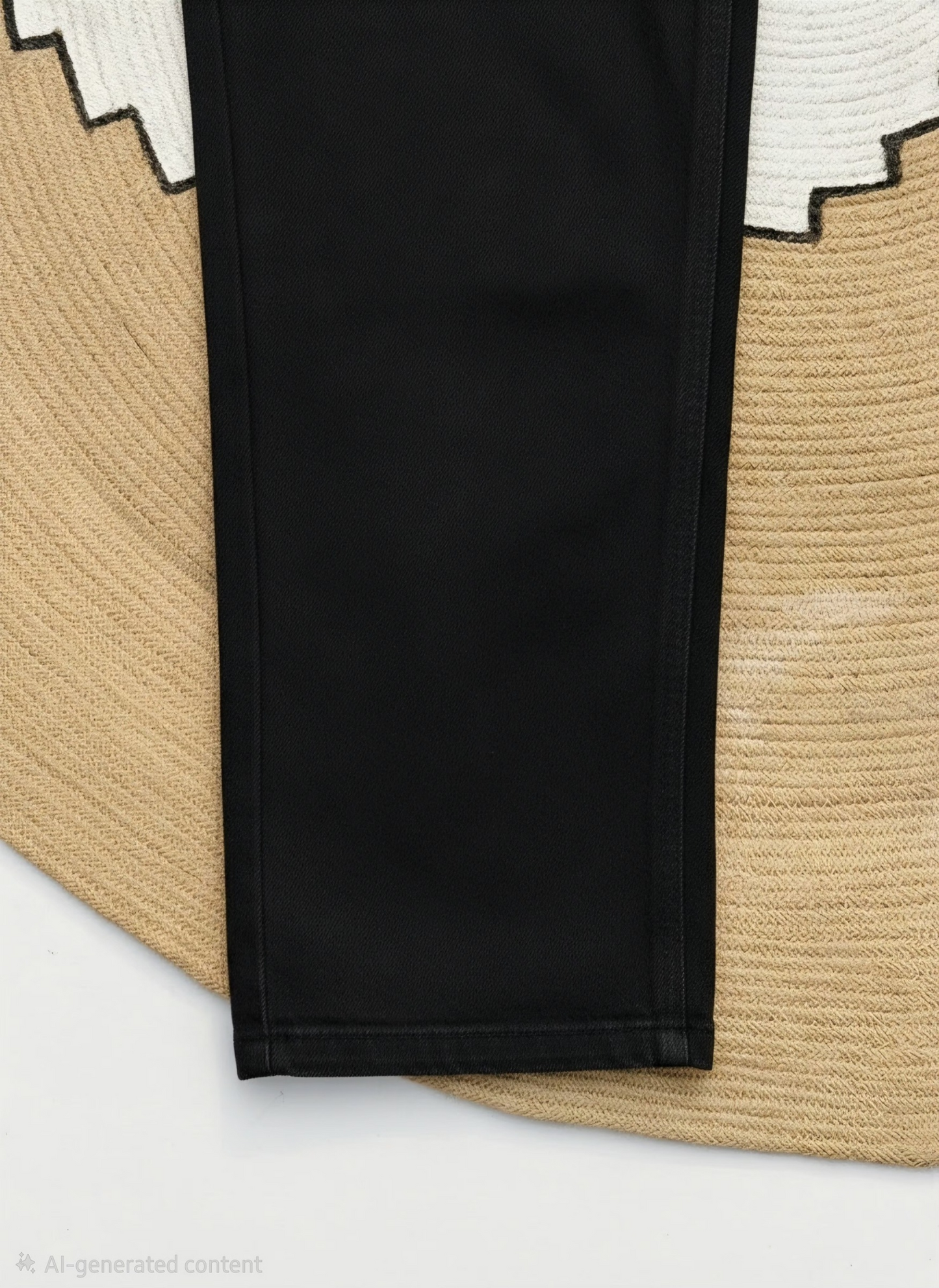 Baggy-Fit Black Washed Denim Pant